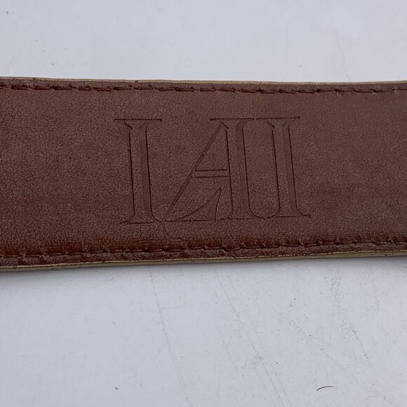 Douglas Magnus Santa Fe Sterling Silver 4 Pc 925 Buckle Set + IAI Belt Vintage - Picture 7 of 9